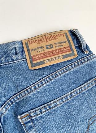 Джинси, мом джинс, штани, голубі, сині, оригінал, дизель, diesel6 фото