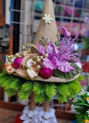 Елка гном | новогодний и рождественский декор украшения к новому году