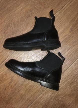 Стильные кожаные ботинки челси fouganza, р-р 31, ст 19,5 см3 фото
