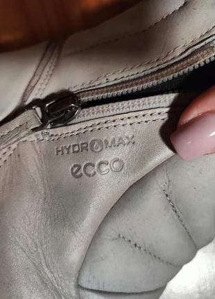 Сапожки ecco hydromax беж2 фото