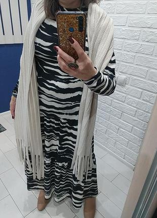Платье от topshop +теплый мягкий шарф от accessories3 фото