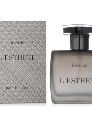 Туалетная вода для мужчин l' esthete эстет 3208 faberlic, 75ml