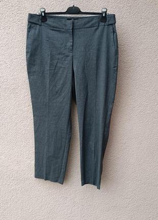 Сірі жіночі брюки next tailoring штани батал 52-54 р.2 фото