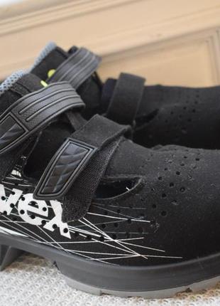 Кожаные рабочие туфли мокасины кроссовки сандали сандалии uvex на липучках р. 46