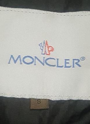 Фирменная,стильная,винтажная куртка-пуховик с капюшоном moncler5 фото