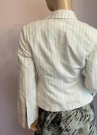 Cтильный качественный жакет в полоску /s / brend stefanel