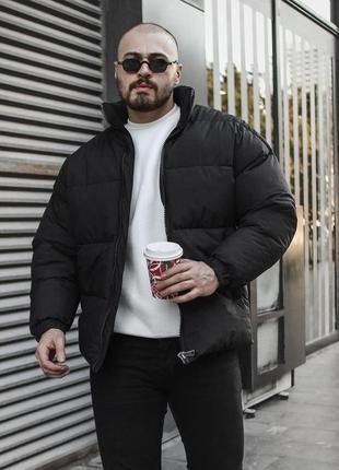 Стильная трендовая зимняя мужская куртка на силиконе качественная теплая