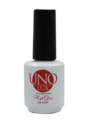 Топ для нарощування нігтів uno lux без липкого шару 15ml1 фото