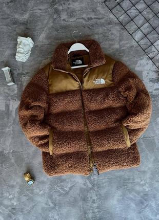 Хітовий люксовий плюшевий пуховик в стилі тнф tnf the north face преміум зимовий до -30 мішка стильний чоловічий