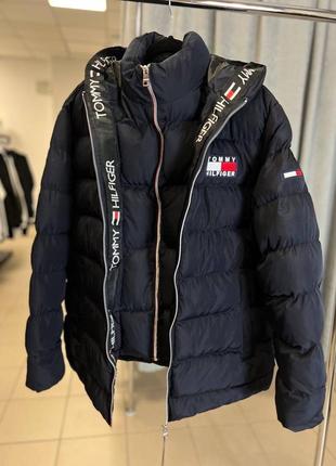 Куртка зимова в стилі tommy hilfiger