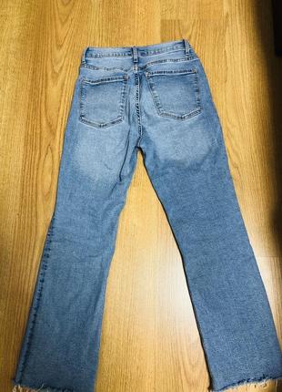 Укороченные джинсы mango crop flared jeans4 фото