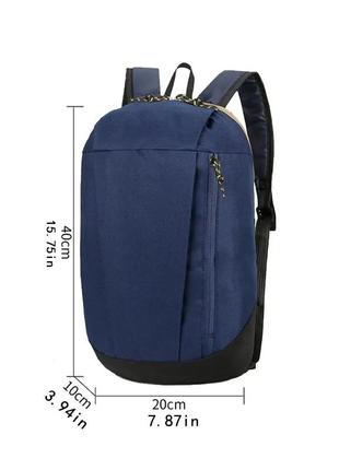 Рюкзак міський синій, наплічник, сумка, водовідштовхувальна тканина4 фото
