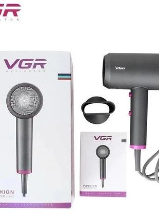Профессиональный мощный фен vgr-v400 1800-2000 вт2 фото