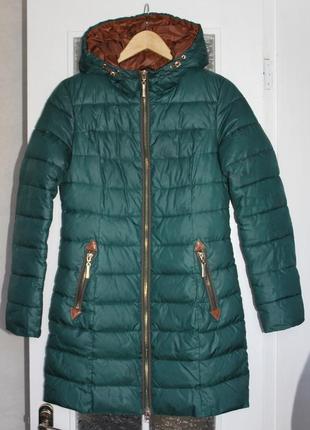 Пуховик пальто размер s-xs