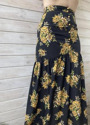 Новая юбка в цветочный принт макси4 фото