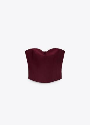 Корсет бюстьє zara,p. m7 фото