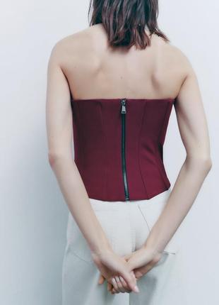 Корсет бюстьє zara,p. m3 фото