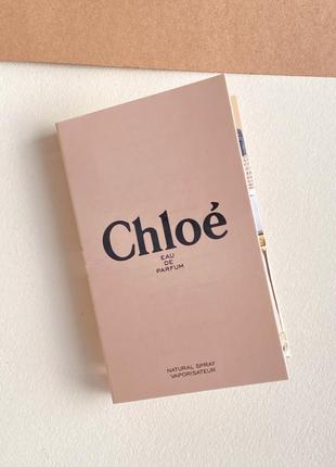 Пробник парфюма chloe eau de parfum