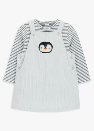 Вельветовый сарафан john lewis для девочки 6-9 мес.