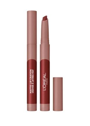 Помада-карандаш 
l'oreal paris matte lip crayon3 фото