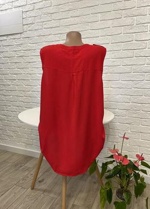 Красивенная блузка блуза натуральная ткань вискоза  р 52(18)3 фото
