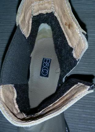 Кожаные ботинки бренда b&amp;co by lavorazione artigianale размер 40 (26,5)9 фото