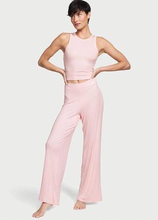 Піжама long modal cami set pink victoria’s secret, s