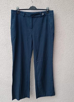 Сині штани жіночі брюки next tailoring 50-54 р. батал1 фото
