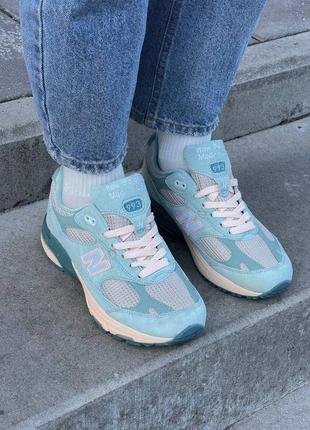 Кросівки new balance joe freshgoods x 993 made in usa 'performance art - arctic blue'7 фото