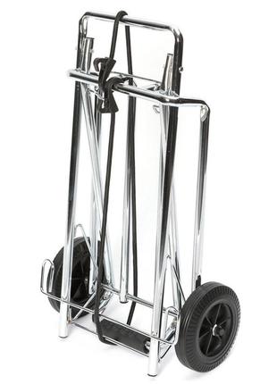 Візок господарський bo-camp luggage trolley foldable 40 kg silver (5267279)2 фото