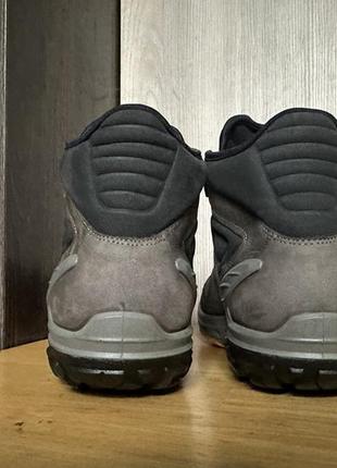 Ecco biom - кожаные водостойкие ботинки6 фото