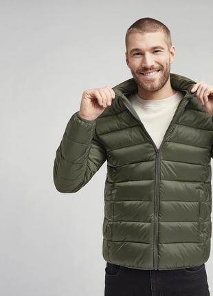 Мужская лёгкая демисезонная водо и ветрозащитная стёганая куртка livergy германия