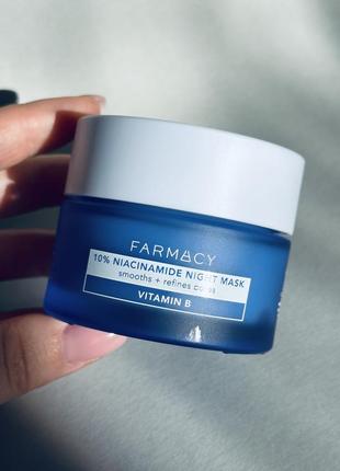 Farmacy 10% niacinamide night mask нічна маска для обличчя з ніацинамідом