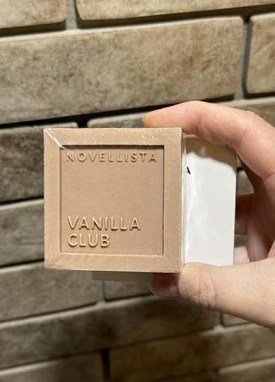 Novellista vanilla club perfumed soap, тверде парфумоване мило для обличчя,рук та тіла2 фото