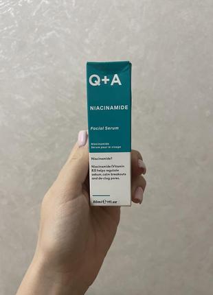 Q+a niacinamide serum – сыворотка с ниацинамидом 30 мл