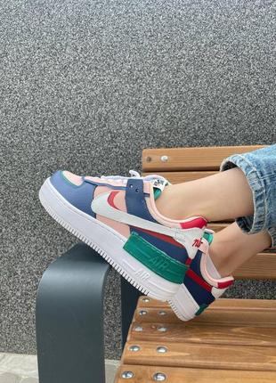 Кроссовки nike air force 1 shadow multicolor5 фото