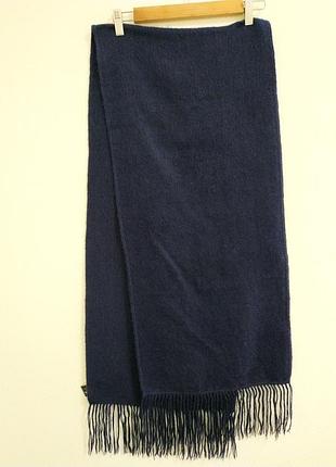 Шарф из альпаки выполнен в пере темно фиолетовый