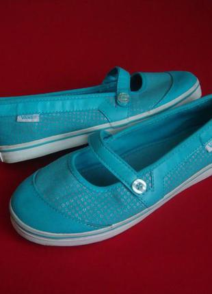 Балетки vans blue оригинал 36-37 размер