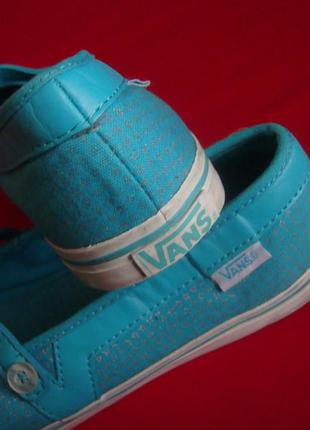 Балетки vans blue оригинал 36-37 размер3 фото