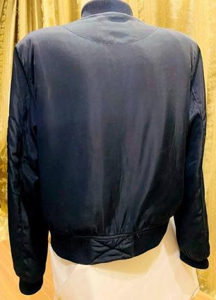 Куртка бомбер на штучному хутрі від бренду /zara/іспанія.4 фото