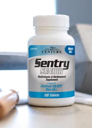 21 century sentry&nbsp;senior, мультивитаминная и мультиминеральная добавка, для женщин и мужчин от 50&nbsp;лет, 100&nbsp;таблеток3 фото