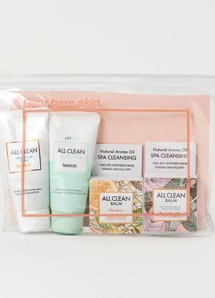 Корейский набор миниатюр heimish all clean mini kit