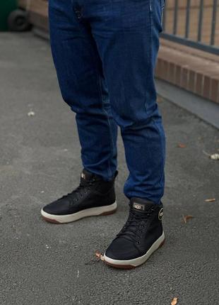 Мужские ботинки ugg кожаные натуральный мех2 фото
