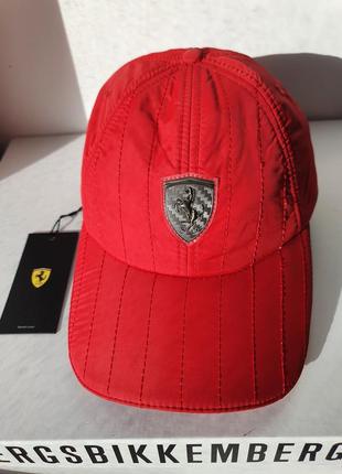 Кепка puma ferrari original italy, бейсболка унисекс, на флисе