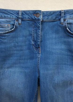 Прямые джинсы мом высокая посадка с лампасами полосами next8 фото