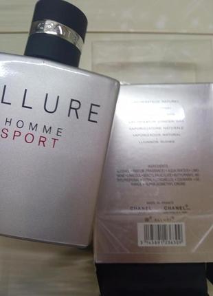 Chanel allure homme sport, 100 мл2 фото