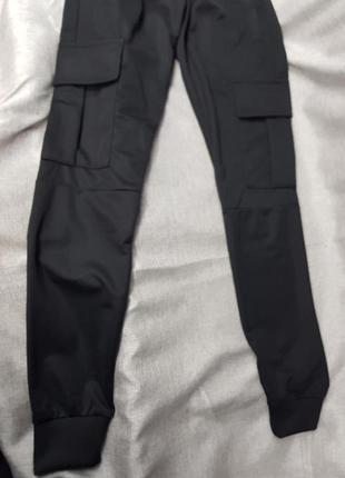 Спортивные штаны карго брюки с накладными карманами7 фото