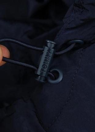 Куртка пуховик tommy hilfiger синий женский укорочённый9 фото