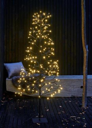 Новогоднее дерево гирлянда 150 см з таймером (280 led лампочек) для улици, 7trav3 фото