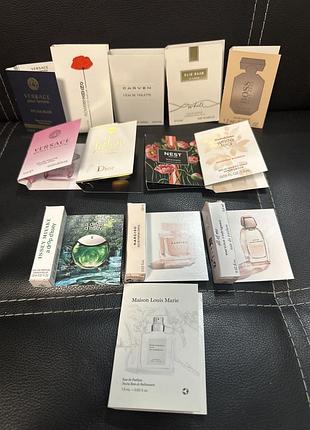 Набір пробників лот пробник dior j’adore kenzo boss elie saab versace arden narciso rodrigues nest